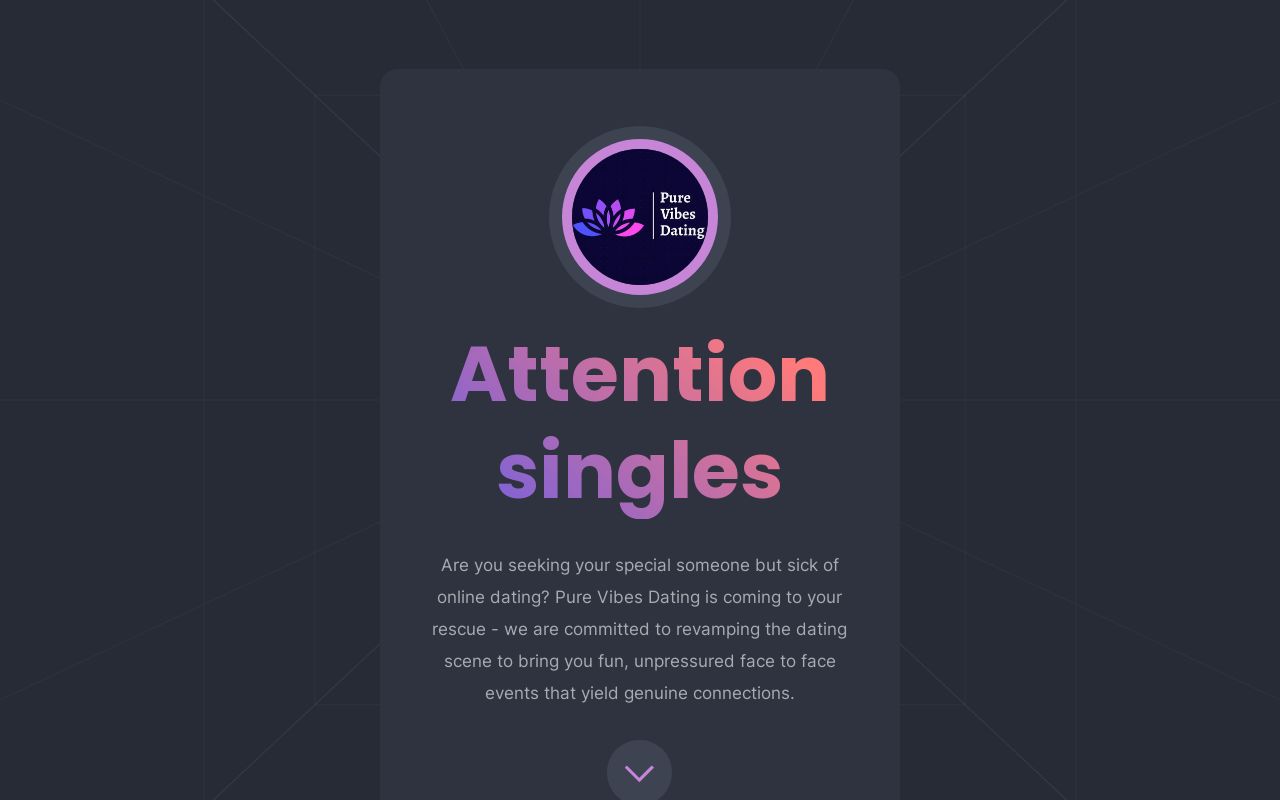 Welcome to Pure Vibes Dating Welcome to Pure Vibes Dating
